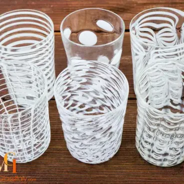 venetian glass tumblers
