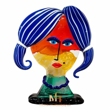 فيونا بلو - منحوتة زجاجية صغيرة فيونا بلو