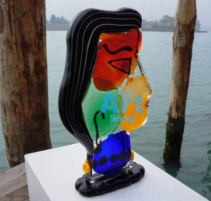 tall glass sculpture