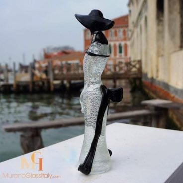 Murano Glass Lady Figurine