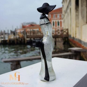 Murano Glass Lady Figurine