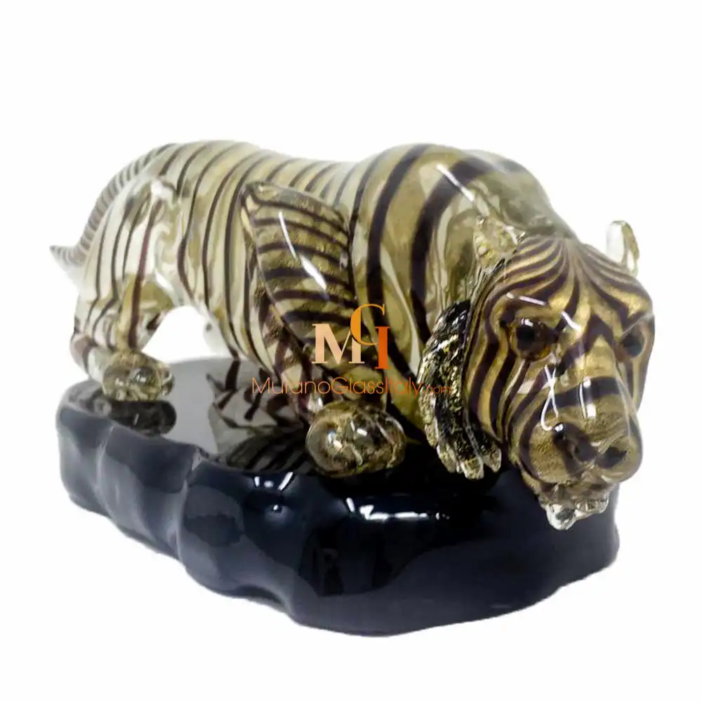 Murano glass tiger – Front