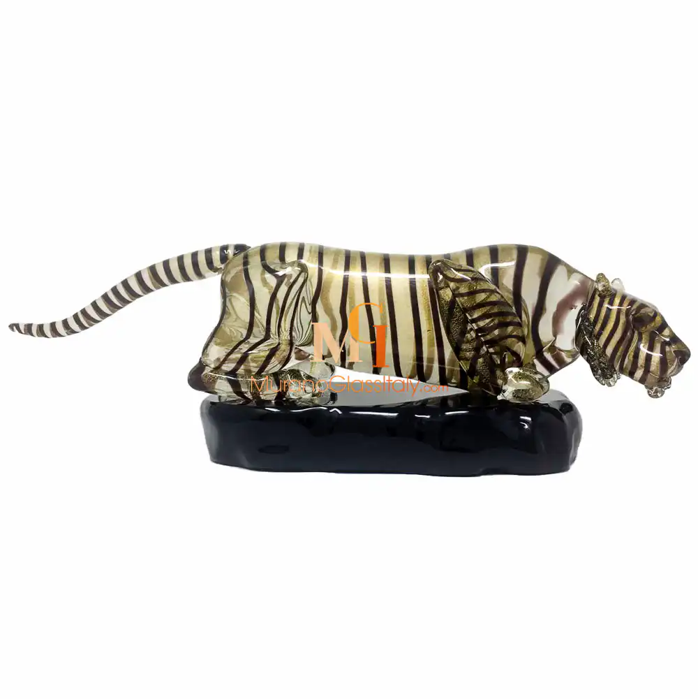 Murano glass tiger – Side