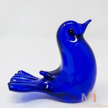 Pettirosso – Rot Glas Italien Skulptur