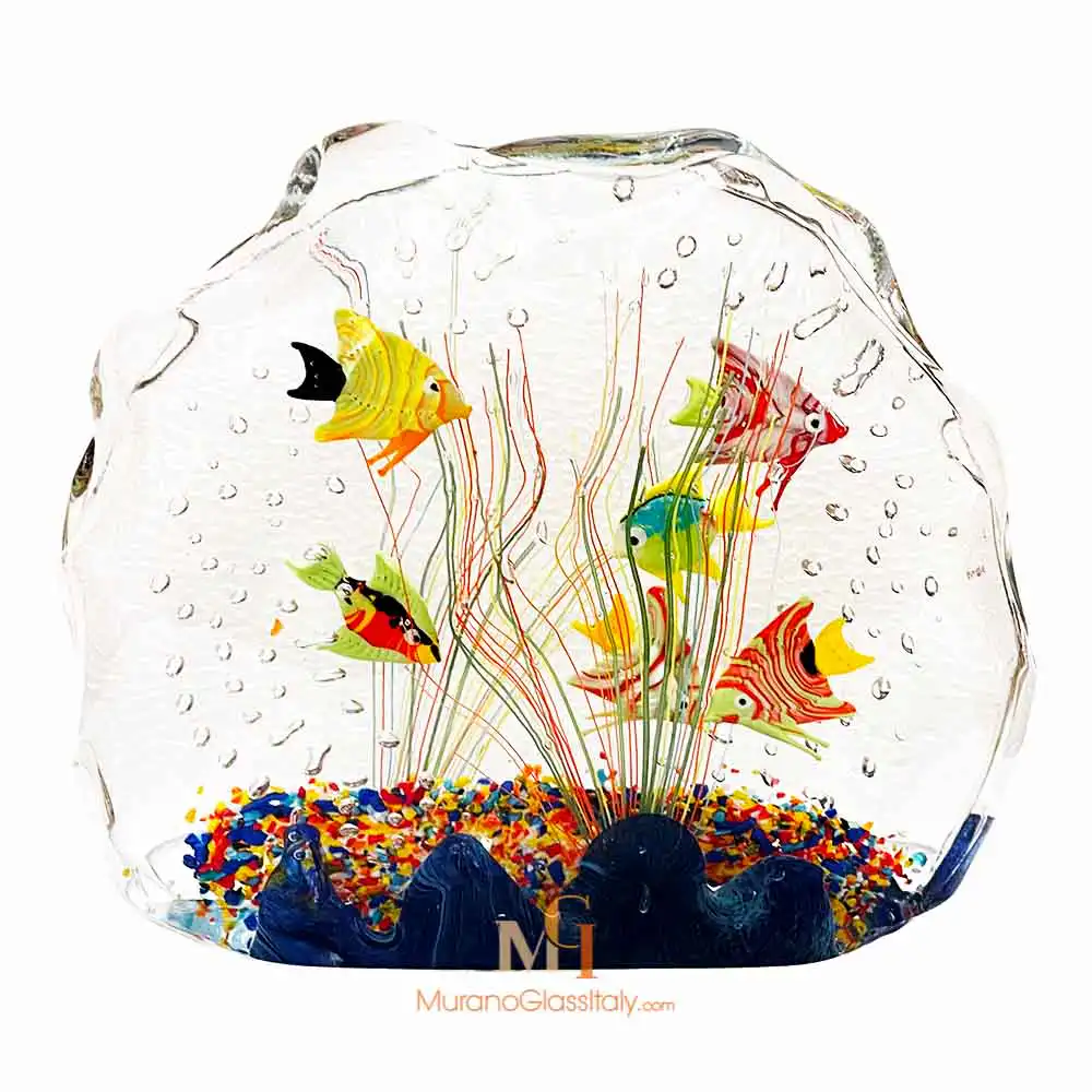 Aquarium – Main murano blue glass