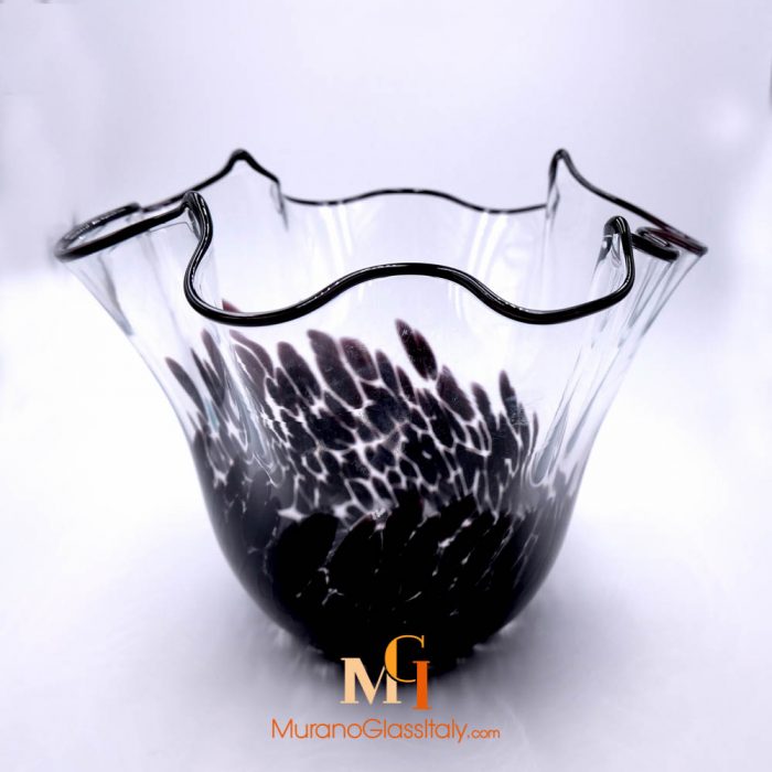 YELLOW MURANO GLASS VASE