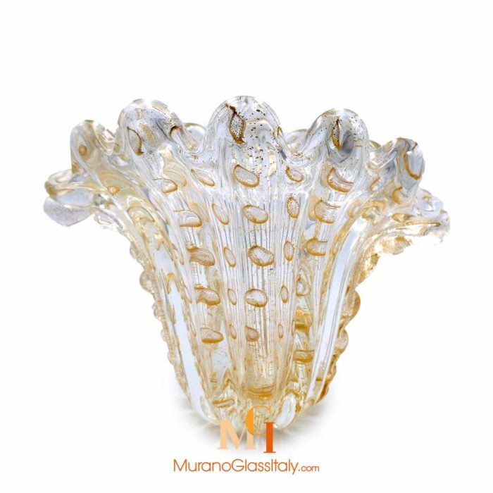 Murano Sommerso Glass Vase