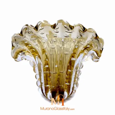Murano Sommerso Glass Vase