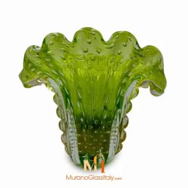 Murano Sommerso Glass Vase