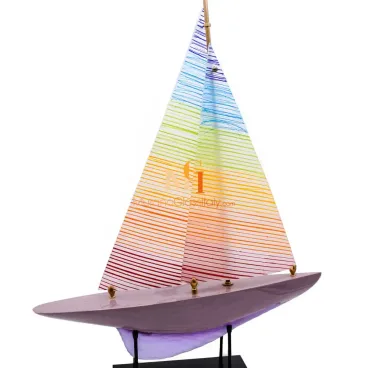 murano glass boat