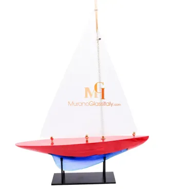 murano glass boat