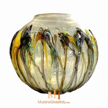 Blue Murano Glass Vase