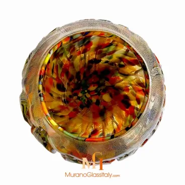 Blue Murano Glass Vase