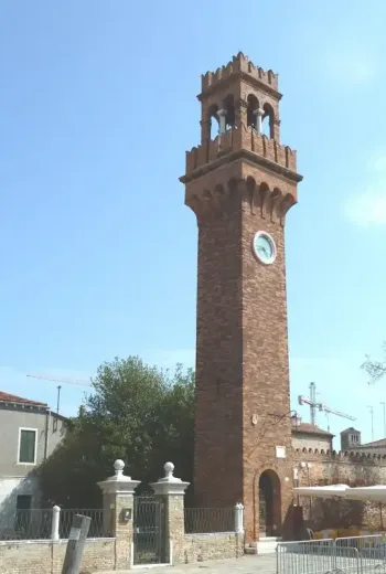 Campanile Santo Stefano, Murano, photography by Abxbay.