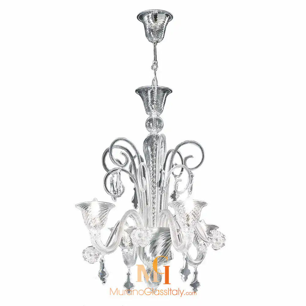 5Rose – 黑色欧式顶级水晶灯 – 产品底部正面图