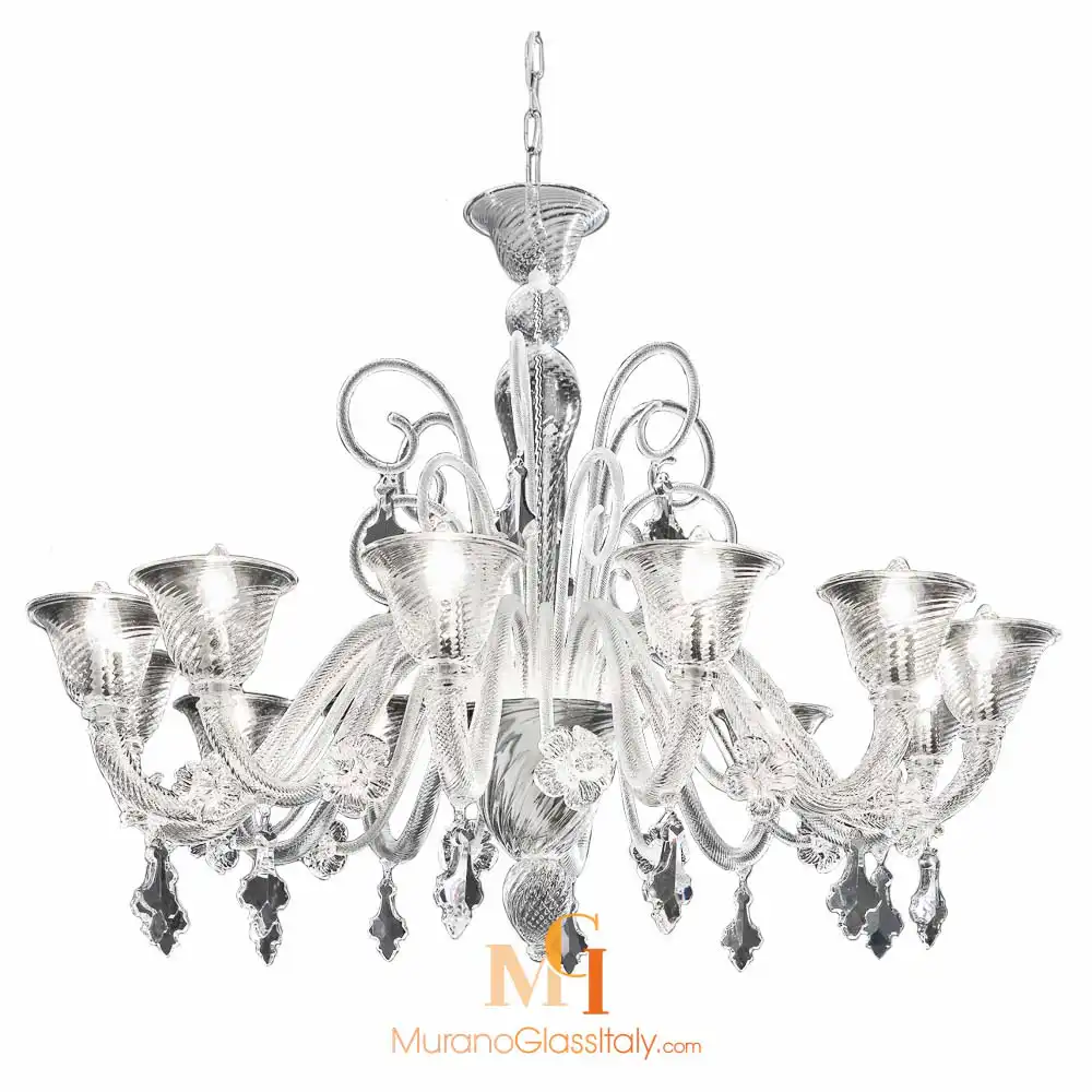 Rose - 黑色欧式顶级水晶灯 - 产品细节图 Venetian Style Chandelier