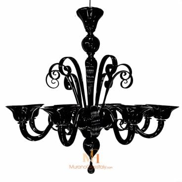 black crystal chandelier