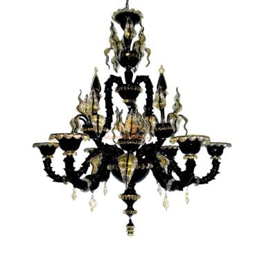 Black Crystal Chandelier