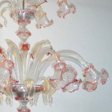 Green Murano Glass Chandelier
