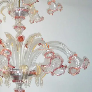 Green Murano Glass Chandelier