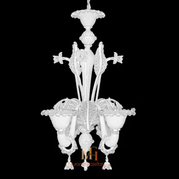 Milk Glass Chandelier