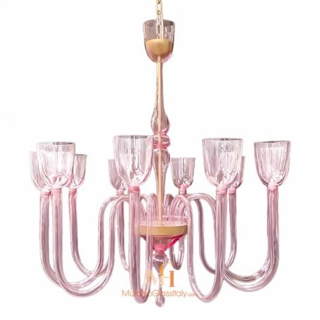 Pink Glass Chandelier - Shop Online | OFFICIAL ITALIAN STORE