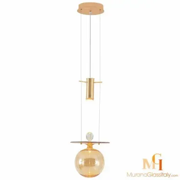 glass orb chandelier