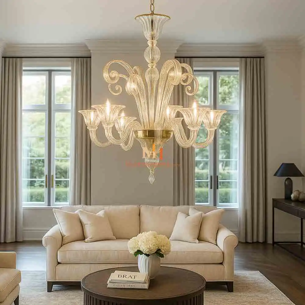 Cappuccino clear&gold 2 — Murano Glass Light.jpg