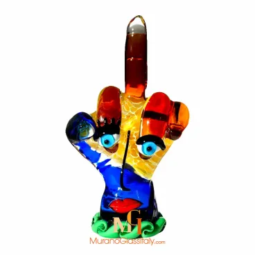 Murano Glass Hand Sculpture
