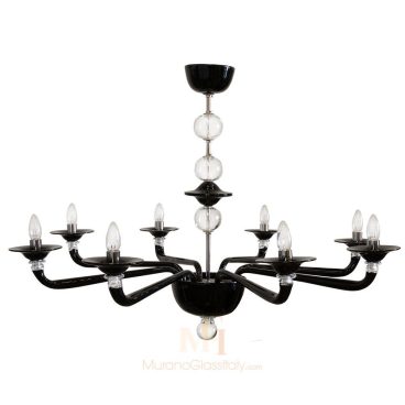 italian murano glass chandelier