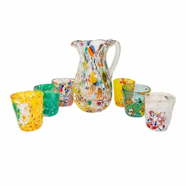 Incantevole Set - Murano Glass Glasses