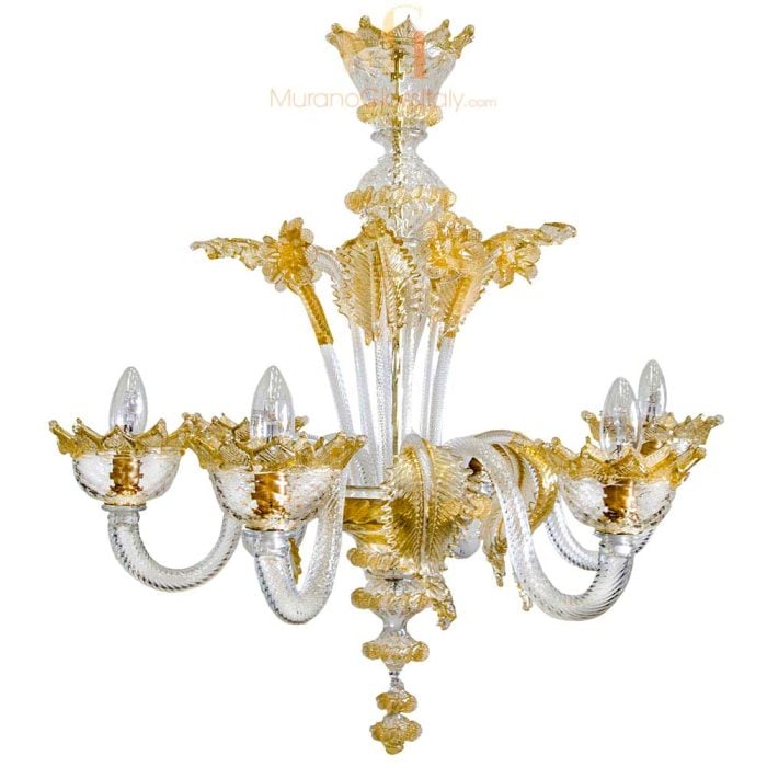 lustre en verre de venise