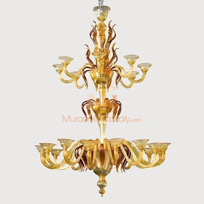 Luxury Italian Crystal Glass Chandelier