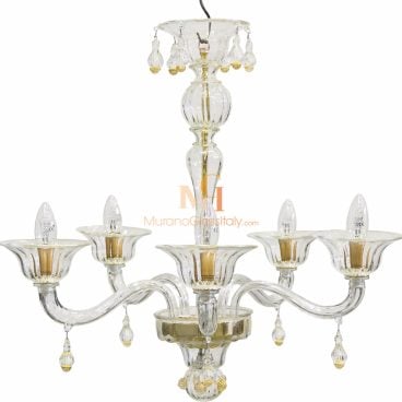 murano glass chandelier