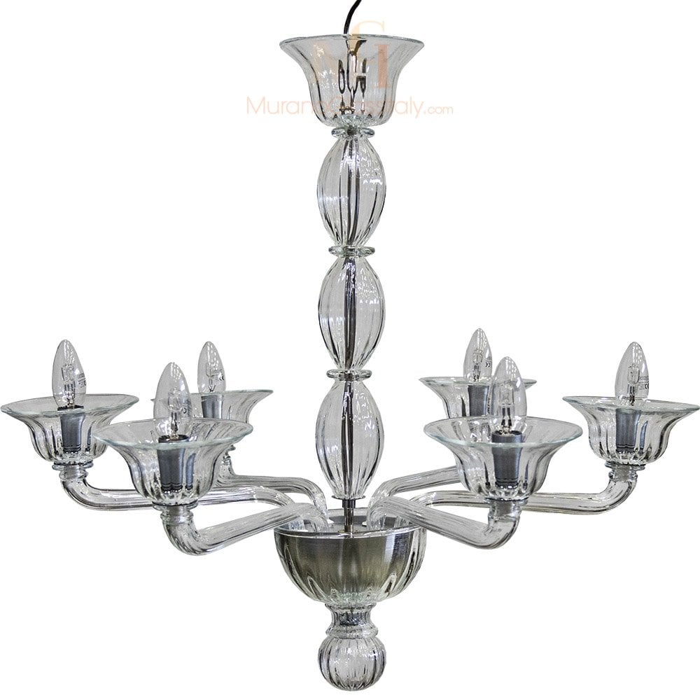 Modern Clear Crystal Glass Chandelier