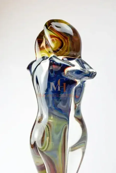 Sculpture poisson en verre soufflé Murano artistique | Kaufen auf