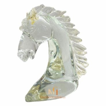 Glass Horse Sculptures
