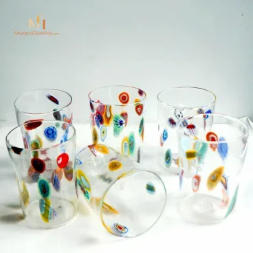 威尼斯彩色玻璃杯组