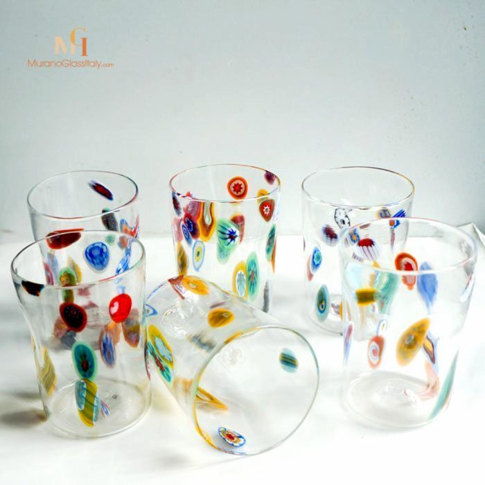 威尼斯彩色玻璃杯组