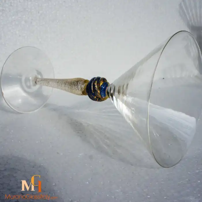 Cosmopolitan – 威尼斯奢华玻璃酒杯 – 蓝色酒杯