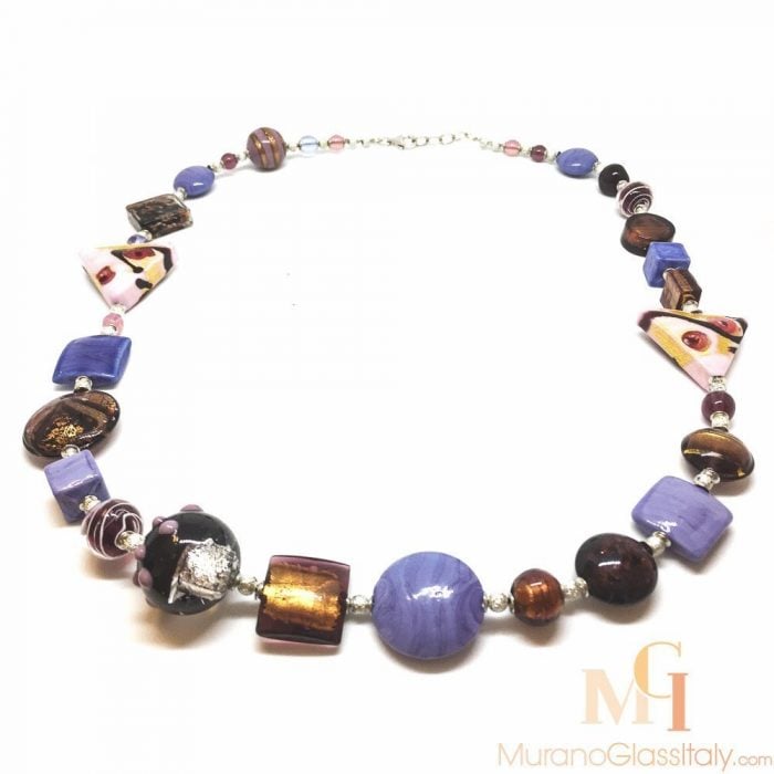 collier en verre de murano bijoux