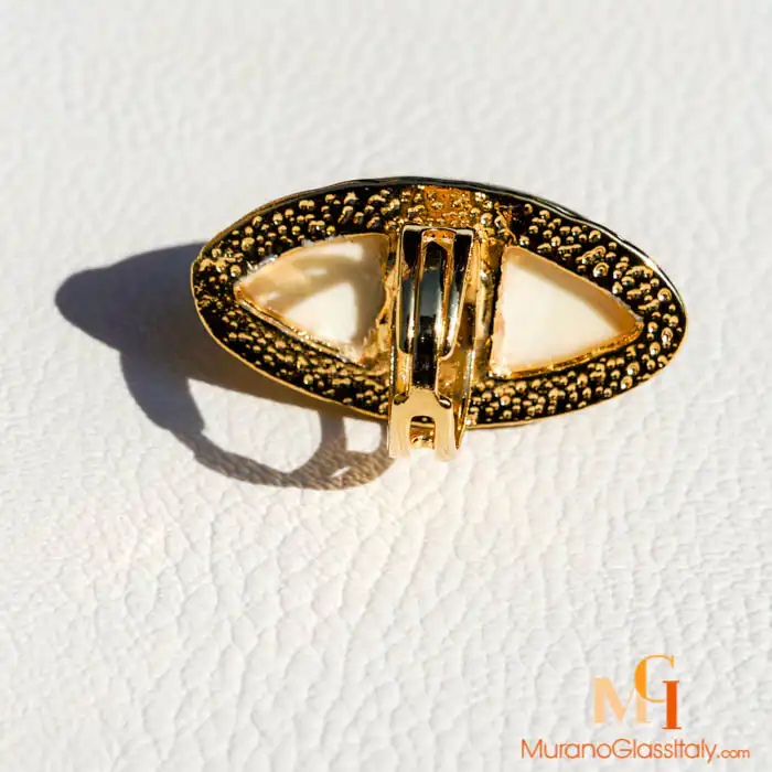 Lusso – Murano Glass Jewelry Ring – back side