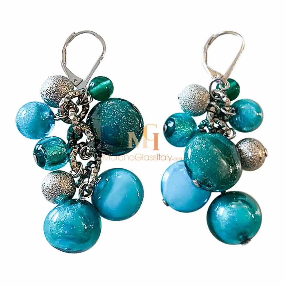 Leopardo – Murano Glass Jewelry Earrings – detailed