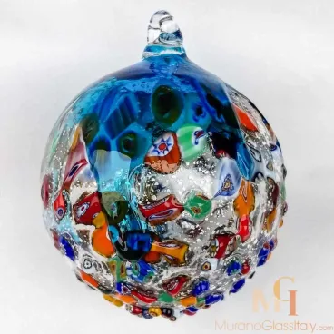 Red Murano Christmas Ornaments