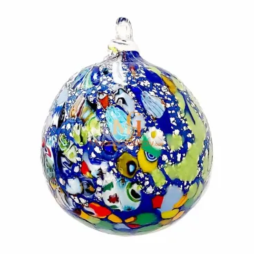 Weihnachtskugeln Glas Blau