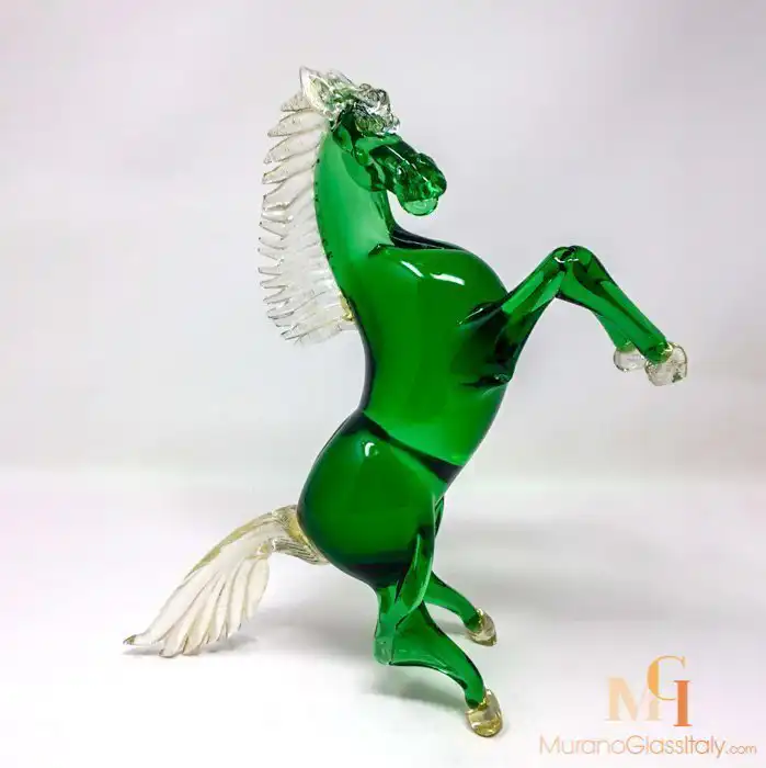 Figurine Cheval Murano – Vue de Face