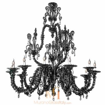 modern murano glass chandelier