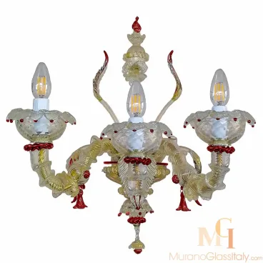 Orchidea – Applique Murale Murano