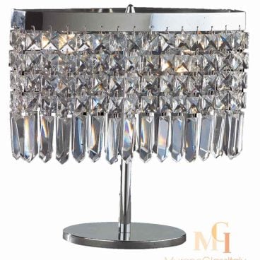 tischlampe kristall