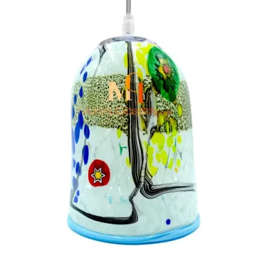 Venetian Blown Glass Pendant Light